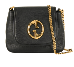 1973 Crossbody, Leather, Black, 002123, DB, 1*
